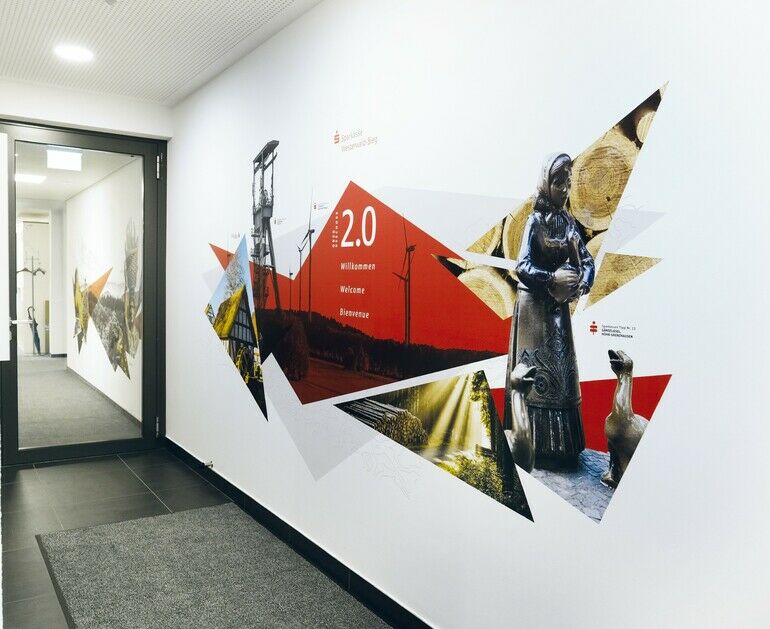 WallPen Wanddruck - Sparkasse Collage